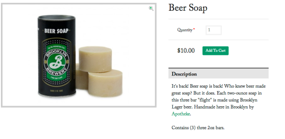 BEER SOAP by Brooklyn Brewery