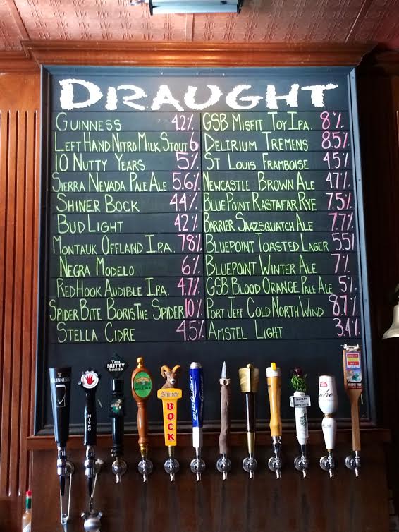 What's On Tap at The Nutty Irishman, Farmingdale 1/30